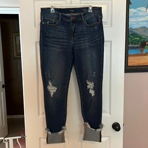 NWOT Judy Blue Distressed Skinny Jeans